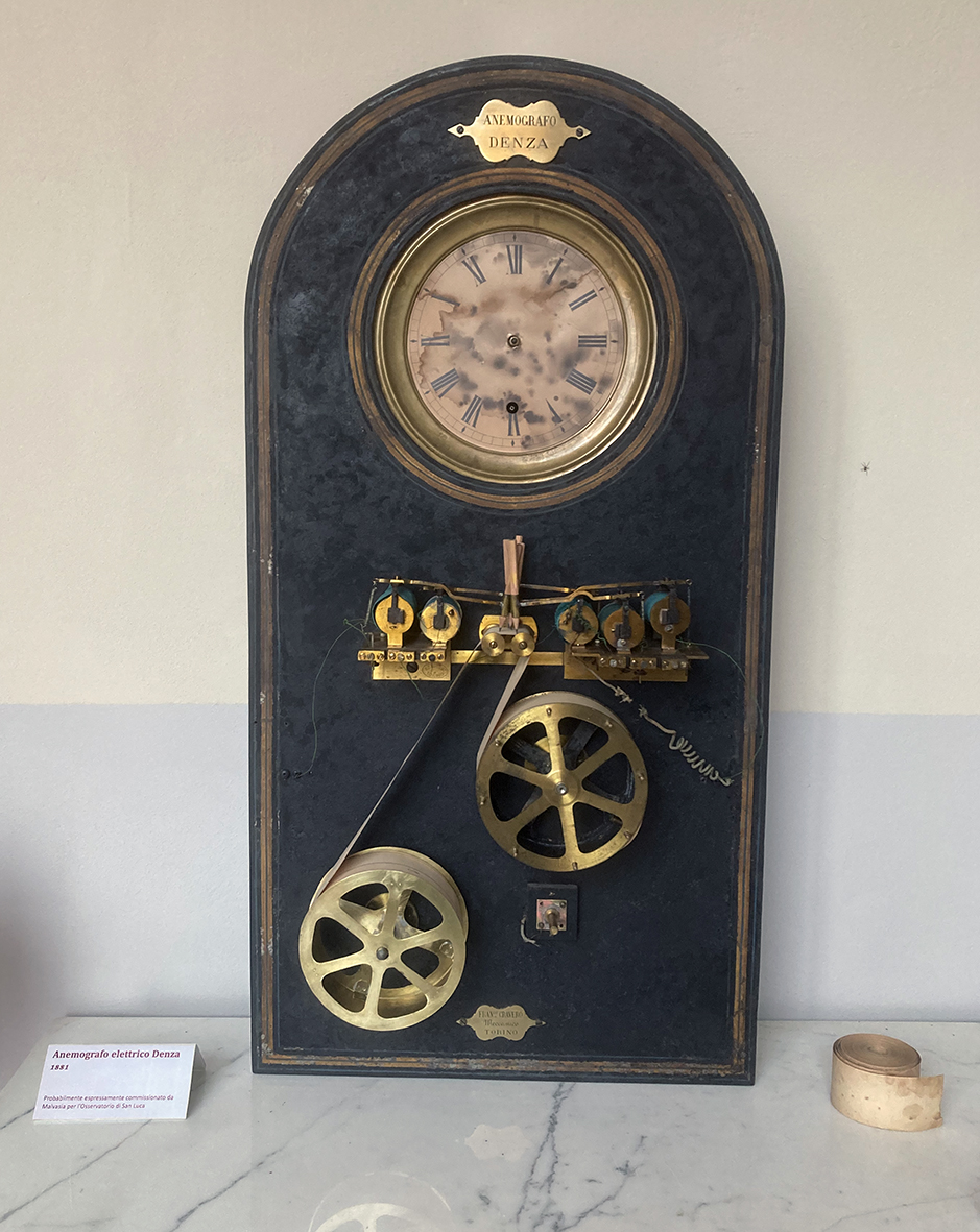 L'Anemografo Denza restaurato OsservatorioSanLucaAnemografoDenza